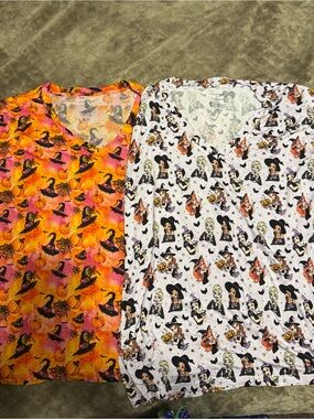 Bamboo vneck women’s Halloween tees 2xl